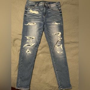 American Eagle High Rise Jeggings. Size 14.